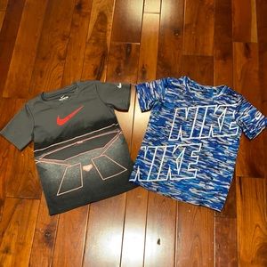 Two Nike Dri-fit tees